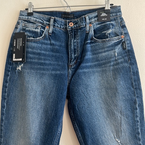 Silver Jeans NWT Frisco High Rise Straight Leg - Eco Friendly - Size 30 - Picture 7 of 12